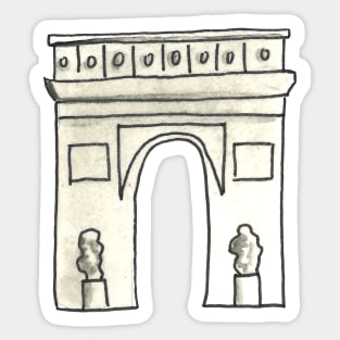 Paris Icons: Arc de Triomphe Sticker